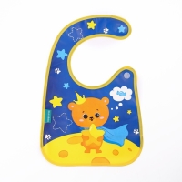 Нагрудник для кормления &laquo;ТРЕНД. Персонажи&raquo; непромокаемый на липучке, с карманом, МИКС