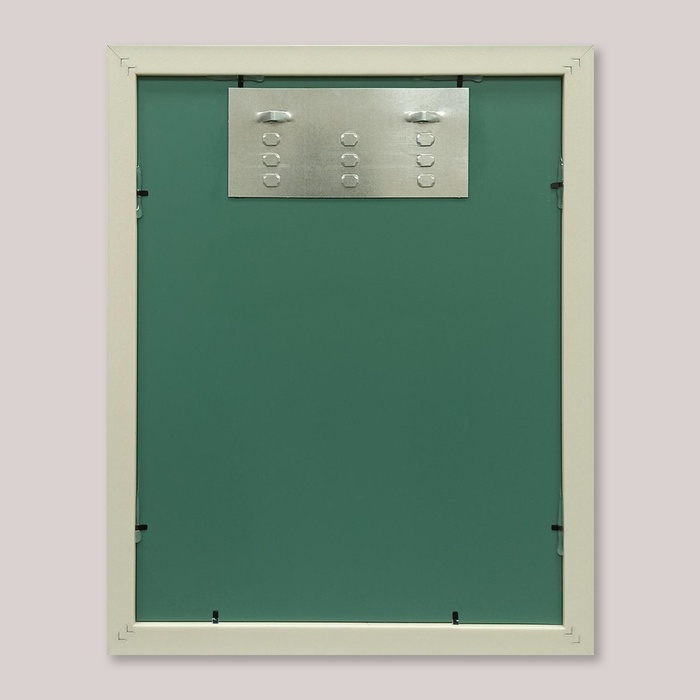 Зеркало настенное &laquo;Верона&raquo;, белое, 60&times;74 см, рама пластик, 60 мм