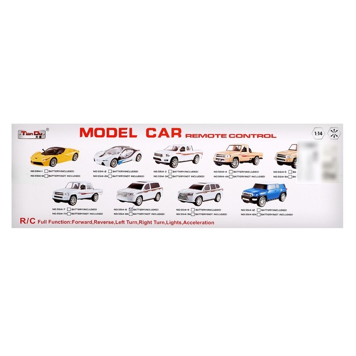 Джип радиоуправляемый &laquo;Крузер&raquo;, 1:14, работает от аккумулятора, цвет чёрный