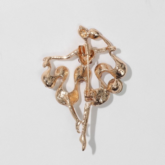 Набор 2 предмета: брошь, глиттер &laquo;Балерина&raquo;, цветной, глиттер - цвет МИКС