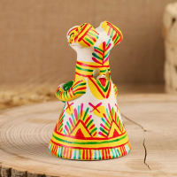 Филимоновская игрушка колокольчик &laquo;Собачка&raquo;