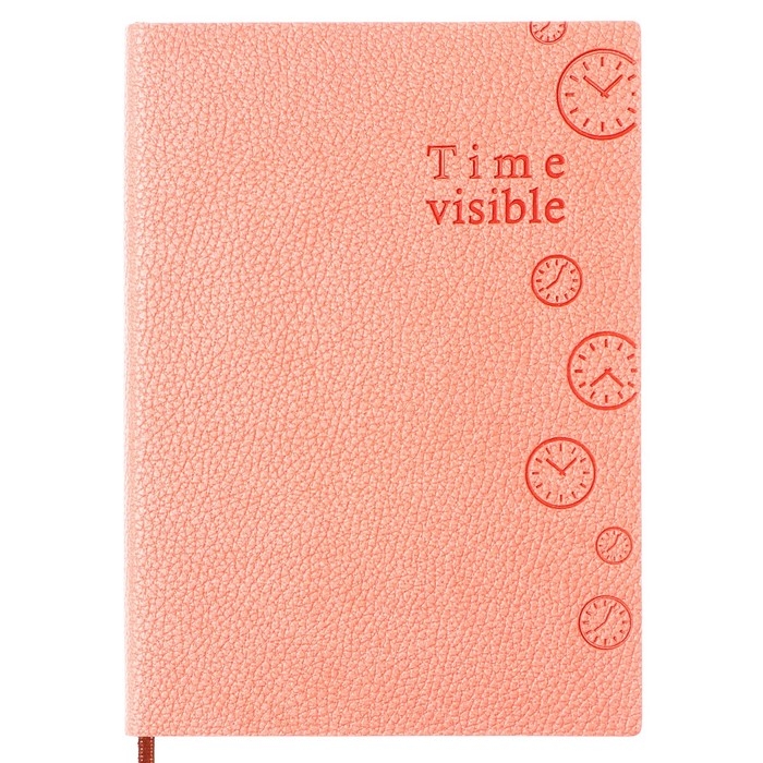 Ежедневник недатированный А6, 100 листов в линейку, обложка пвх, МИКС