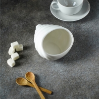 Сахарница фарфоровая Magistro &laquo;Ракушка&raquo;, 330 мл, цвет белый