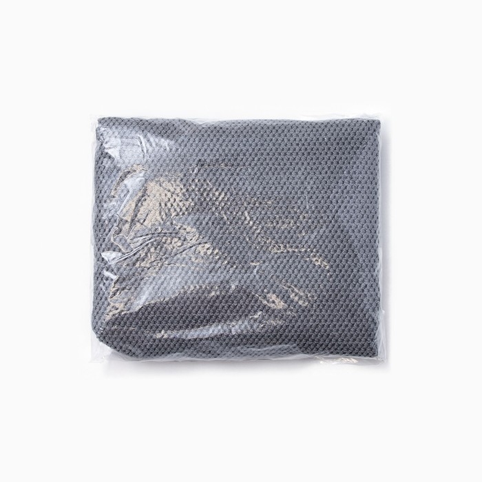 Полотенце банное Этель, цв. серый, 82х150 см, 100% полиэстер, 300 г/м2 Полотенце банное Этель, цв. серый, 82х150 см, 100% полиэстер, 300 г/м2