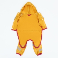 Комбинезон для собак, демисезонный, размер S (ДС 21-23, Ог 31-33, ОШ 23-25 см), жёлтый