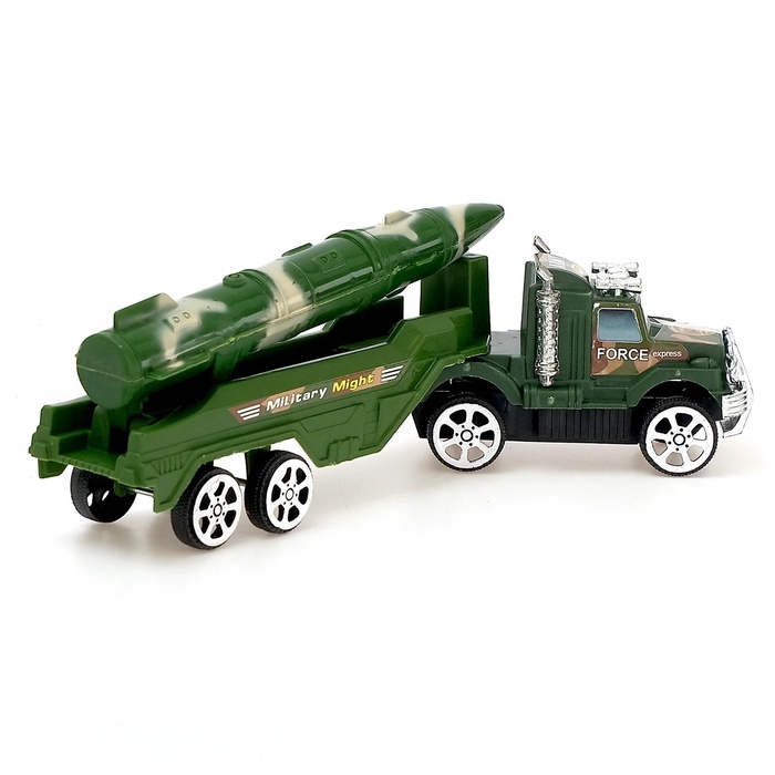 Грузовик инерционный «Ракетница», МИКС Грузовик инерционный «Ракетница», МИКС