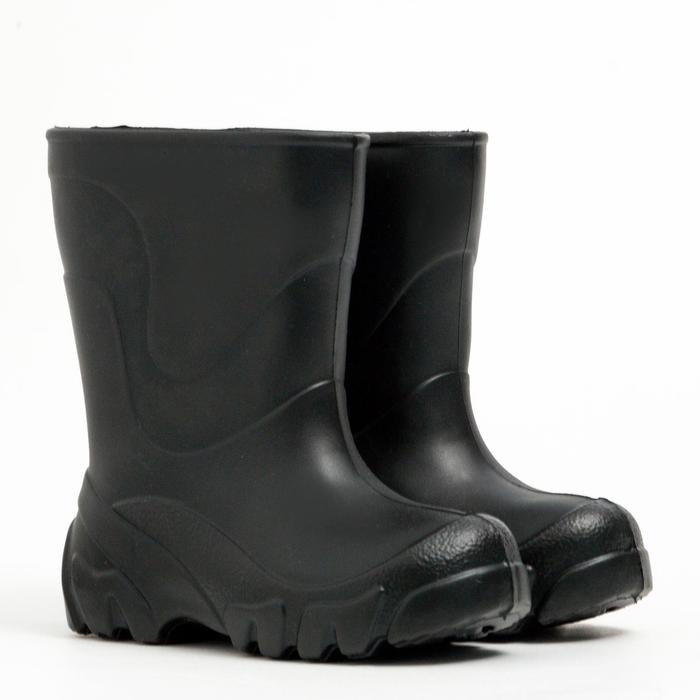 Сапоги детские утеплённые, цвет чёрный, размер 29-30