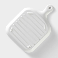 Блюдо из жаропрочной керамики для подачи Magistro &laquo;Сковорода-гриль&raquo;, 23&times;16&times;3 см, цвет белый