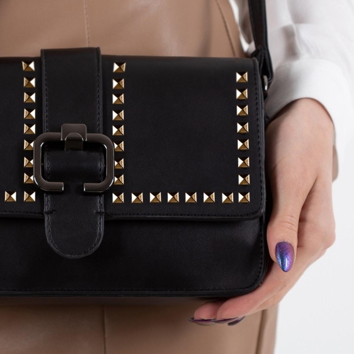 Хольнитен &laquo;Пирамида&raquo;, 11 &times; 11 мм, 4 крепления, 50 шт, цвет золотой