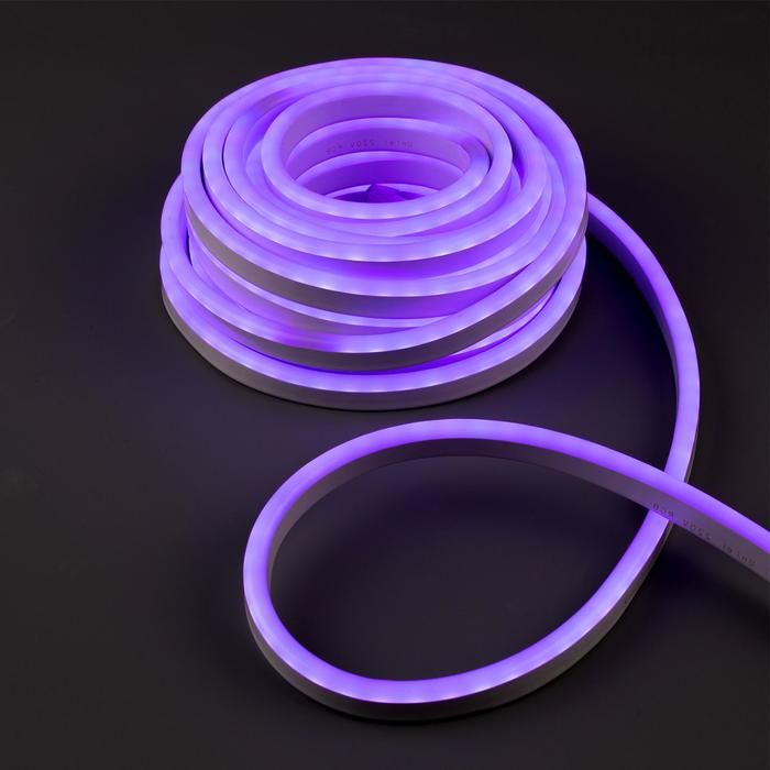 Гибкий неон Uniel 8 &times; 16 мм, IP67, 10 м, SMD2835, 80 LED/м, 220 В, свечение RGB