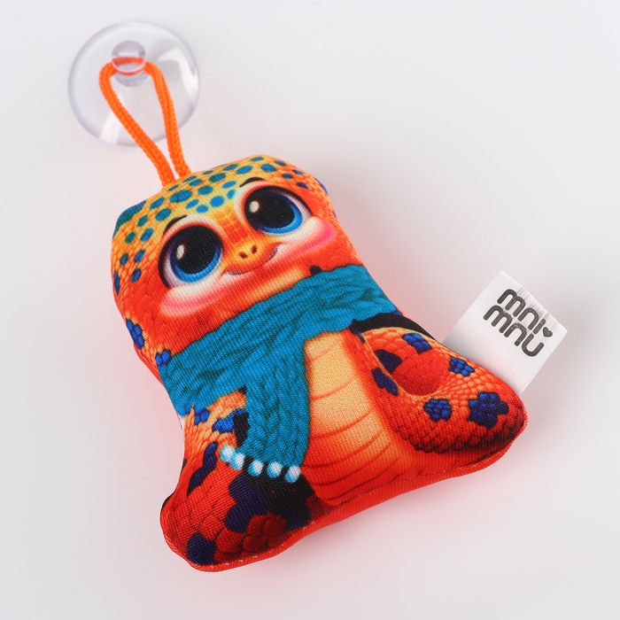 Новый год! Мягкий брелок антистресс &laquo;Змея в шарфике&raquo;