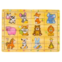 Пазл разрезные картинки &laquo;Учим животных&raquo;