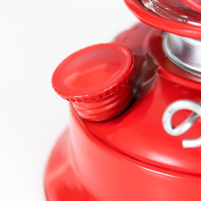 Керосиновая лампа декоративная красный 14х18х27,5 см RISALUX