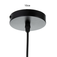 Светильник BayerLux "Барни" Е27 40Вт черный 20х20х20-120см