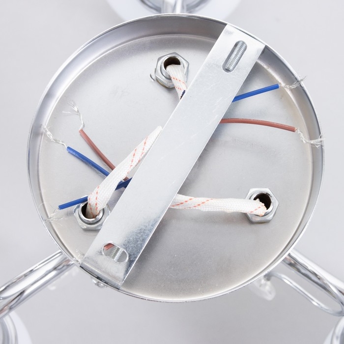 Люстра 2012/3 E27 60Вт серебро 47х47х27 см