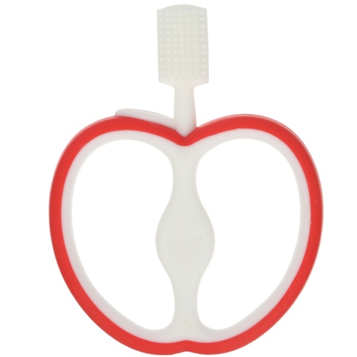 Прорезыватель силиконовый, массажер &laquo;Яблочко&raquo;, цвет МИКС, Крошка Я