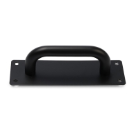 Ручка дверная, цвет черный, 200х65 мм Ручка дверная, цвет черный, 200х65 мм