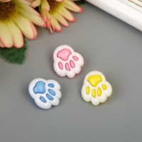 Пуговицы пластик для творчества "Лапка" набор 20 шт МИКС 1,5х2 см Пуговицы пластик для творчества "Лапка" набор 20 шт МИКС 1,5х2 см