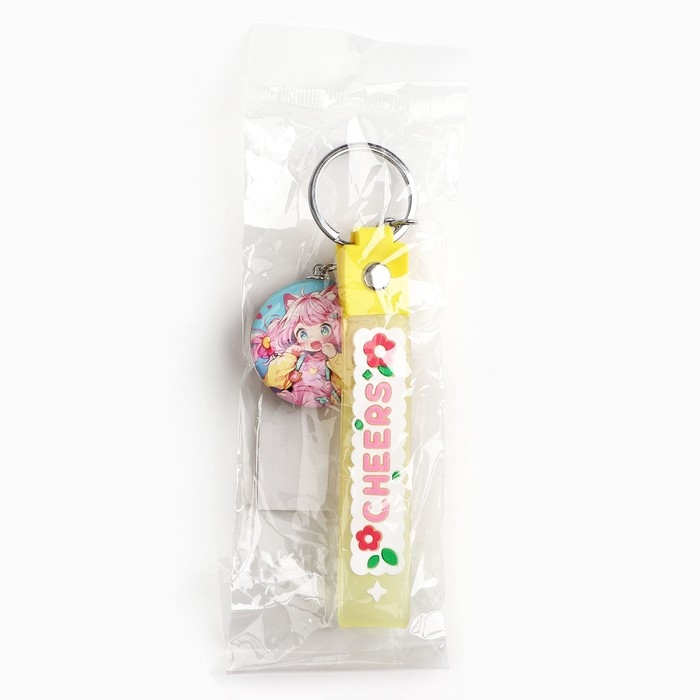 Брелок для ключей детский аниме «Девочка-кошка», 3.5 х 14 см Брелок для ключей детский аниме «Девочка-кошка», 3.5 х 14 см