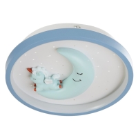 Бра "Единорог" LED 4000К 15Вт голубой 24х24х5см