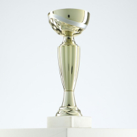 Кубок 106, наградная фигура, золото, подставка камень, 18.8 см