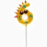 Свеча для торта цифра 6 &laquo;Зверюшка&raquo;, 5 см