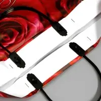 Пакет "Бархатные розы", полиэтиленовый с пластиковой ручкой, 37х35 см, 90 мкм