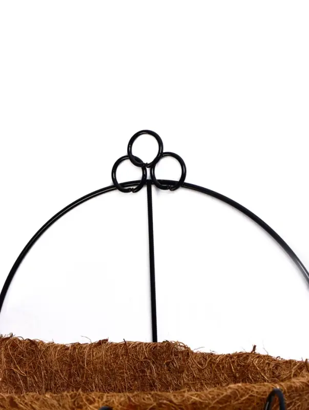 Кашпо настенное d=20 см, с кокосовым вкладышем