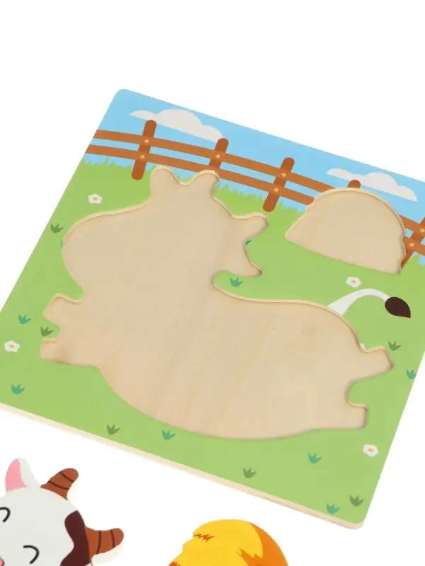 Развивающий деревянный Пазл