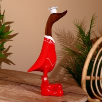 Сувенир "Утка-поварёнок" дерево 45 см