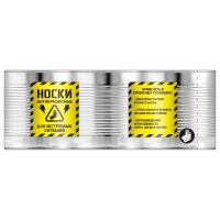 Подарочные носки в банке &laquo;Антикризисные&raquo;, (внутри носки мужские, цвет чёрный)