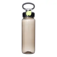 Бутылка для воды, 800 мл, SPORT, с поильником, черная