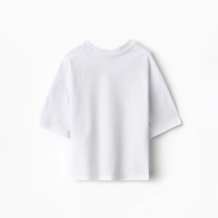 Футболка детская Basic line цвет белый, рост 98 см