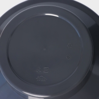 Кашпо на ножках &laquo;Флориан&raquo;, 4,2 л, d=25 см, h=18,5 см, цвет графитовый