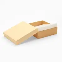 Коробочка подарочная под набор "Нежность", 9*9 см, цвет бежевый