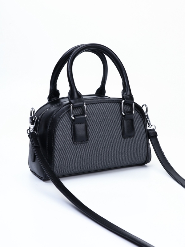 Сумка женская, 22*7*14, отд на молнии, длин ремень, черный Сумка женская, 22*7*14, отд на молнии, длин ремень, черный