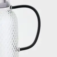 Кувшин "Богема.Соты", черная ручка/крышка-сито, 16х11х23 см