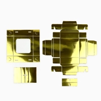 Коробка для конфет &laquo;Золотистая&raquo;, 10.5 х 10.5 х 3.5 см