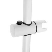 Душевая стойка ZEIN W1005, с держателем, белый