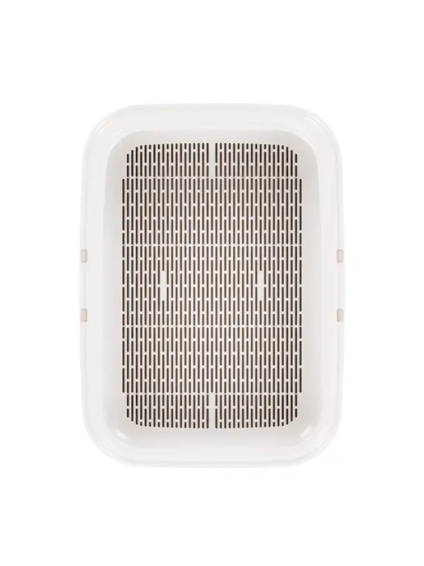 Лоток туалет для кошек малый (с бортиком и сеткой на высоких ножках) ALTA 42х31х14,5