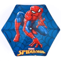 Зонт детский. Человек паук, синий, 6 спиц d=90 см Зонт детский. Человек паук, синий, 6 спиц d=90 см