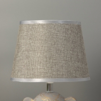 Настольная лампа "Мишка" 1х40Вт Е14 серый/золото 20х20х33см