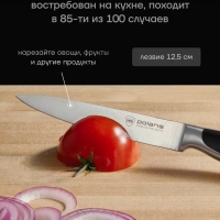 Набор кухонных ножей с ножеточкой Graphit-4SS 4 предмета