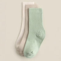 Носки детские SL Home 3 пары, р-р 16-18, молочн/оливк