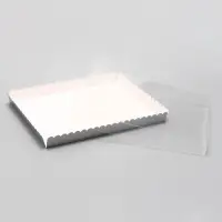 Коробка для печенья, серебряная, 23.5&times;30&times;3 см