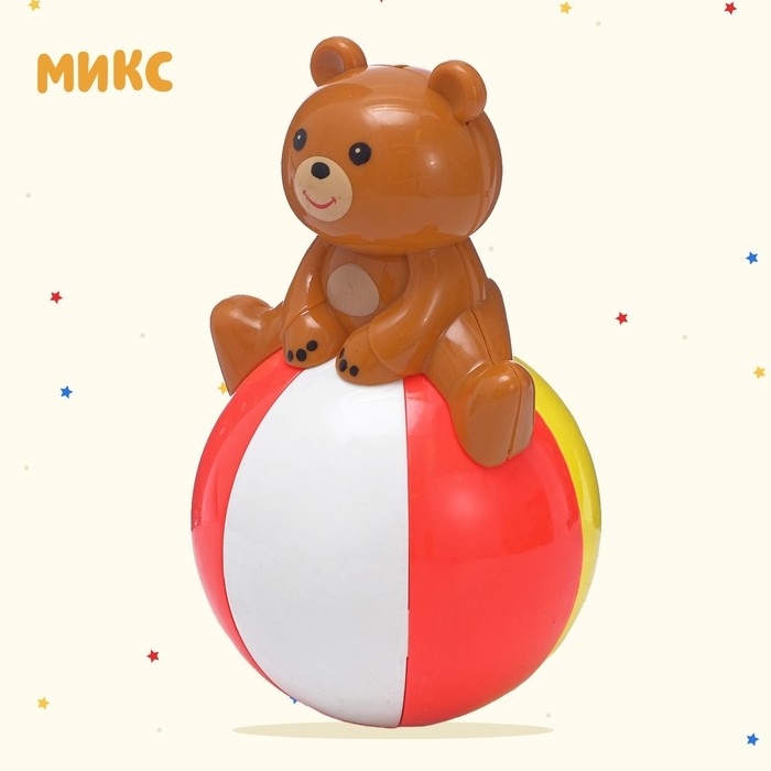 Неваляшка &laquo;Весёлые зверюшки&raquo;, МИКС