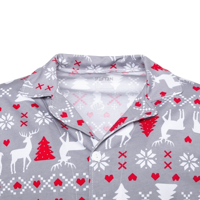 Пижама новогодняя мужская KAFTAN &laquo;Скандинавия&raquo;, размер 56