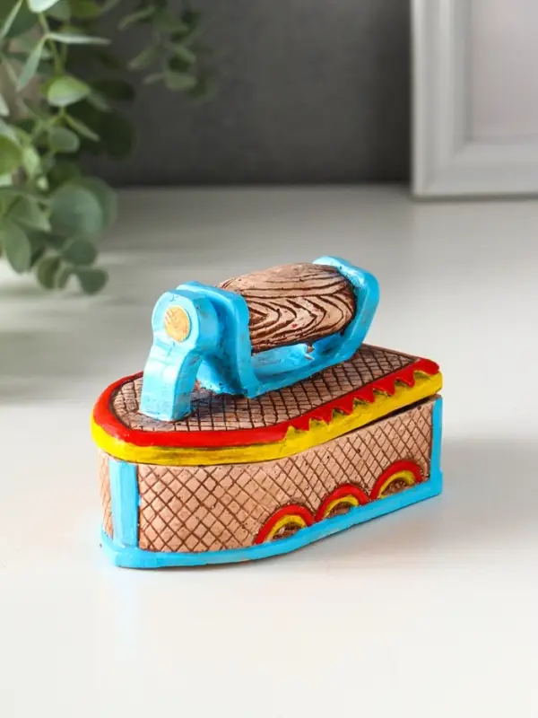 Шкатулка "Утюжок цветной" 7,5х11х7 см