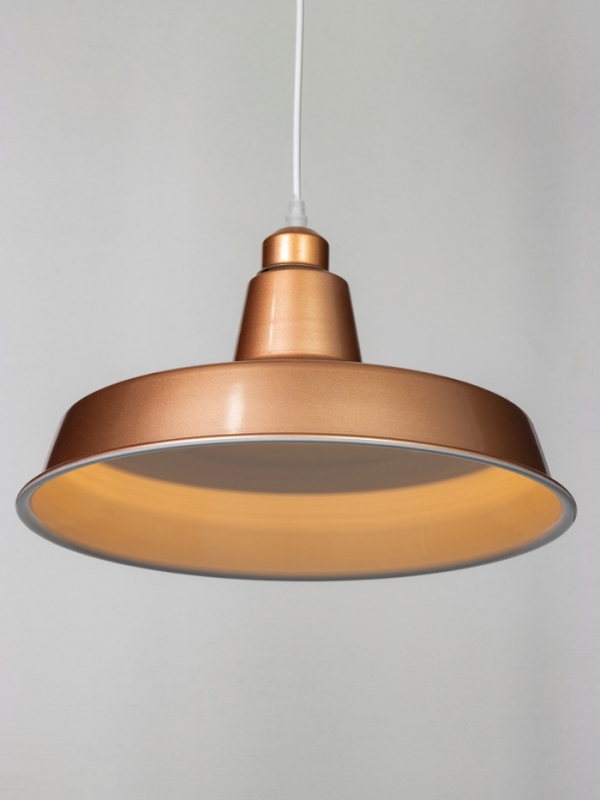 Светильник Ronald 1х40Вт Е27 пр-1м бронзовый металлик 36х36х15см