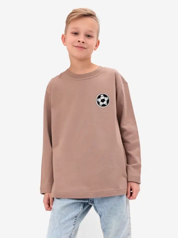 Термоаппликация &laquo;Футбольный мячик&raquo;, d=5.1 см, белая, чёрная